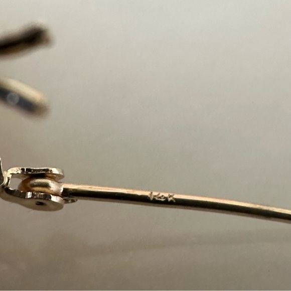 14k Solid Gold Twist Hoop Earrings - Picture 4 of 15